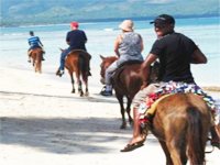 Horseback Riding in Las Galeras Dominican Republic.