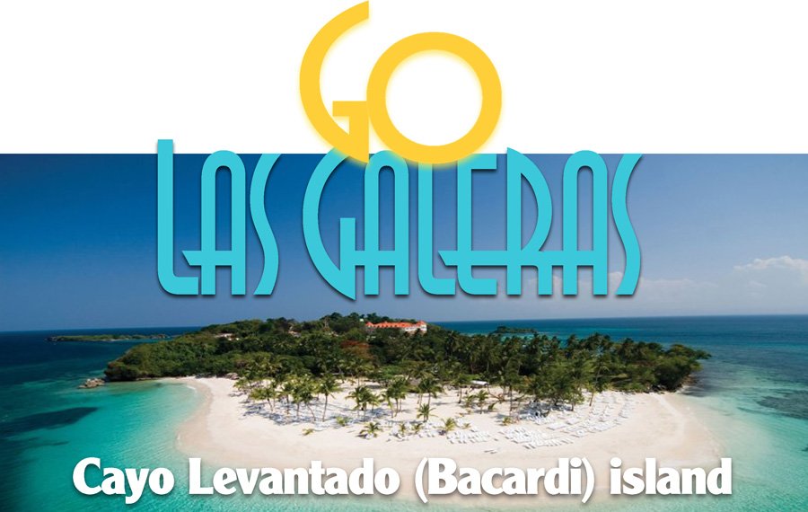 Cayo Levantado beach in Samana Dominican Republic.