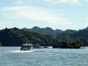 Los Haitises National Park in Samana Bay Dominican Republic.