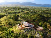 Monte Azul Restaurant & Bar with Spectacular Views in Las Galeras, Samana Dominican Republic. Rated #1 Best Restaurant in Las Galeras in Trip Advisor. 