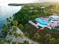 Oceanfront boutique hotel on private beach in Las Galeras.